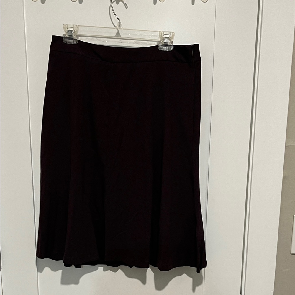 eShakti Classic Black A-Line Skirt